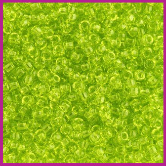 ToHo rocailles 11/0 Transparent Lemon Lime