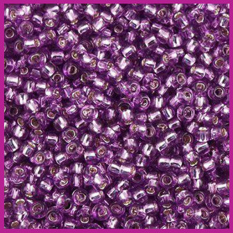 ToHo rocailles 11/0 Silver Lined Light Grape