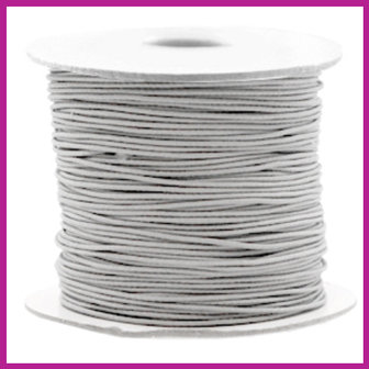 Gekleurd elastisch draad &Oslash;0,8mm per meter Light grey